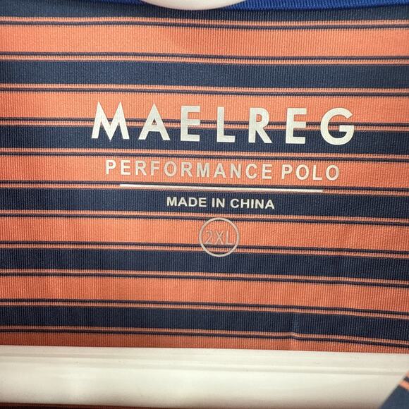 Golf Shirts for Men Dry Fit Short Sleeve Print Performance Moisture Wicking Polo - Picture 4 of 10